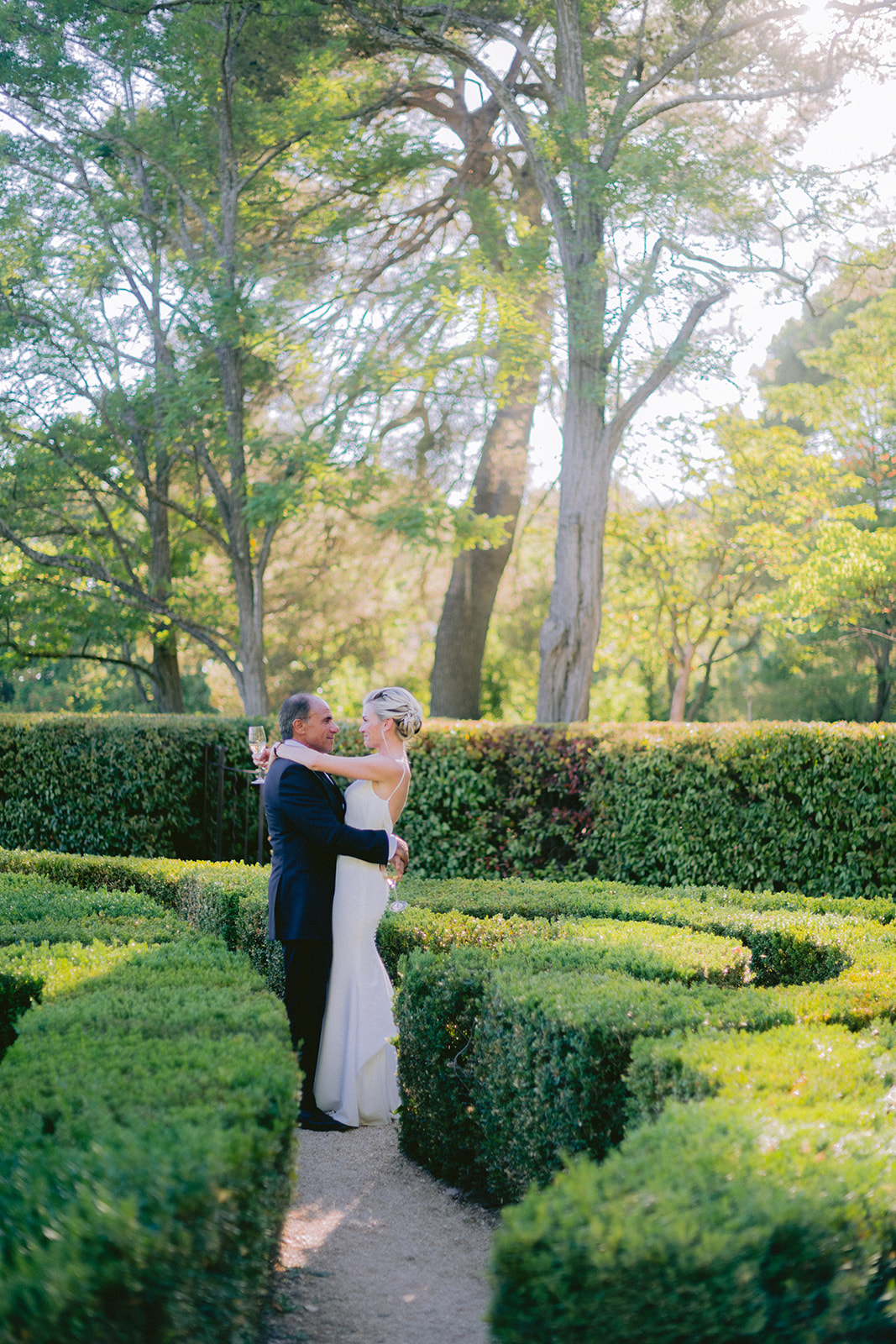 bride and groom dance